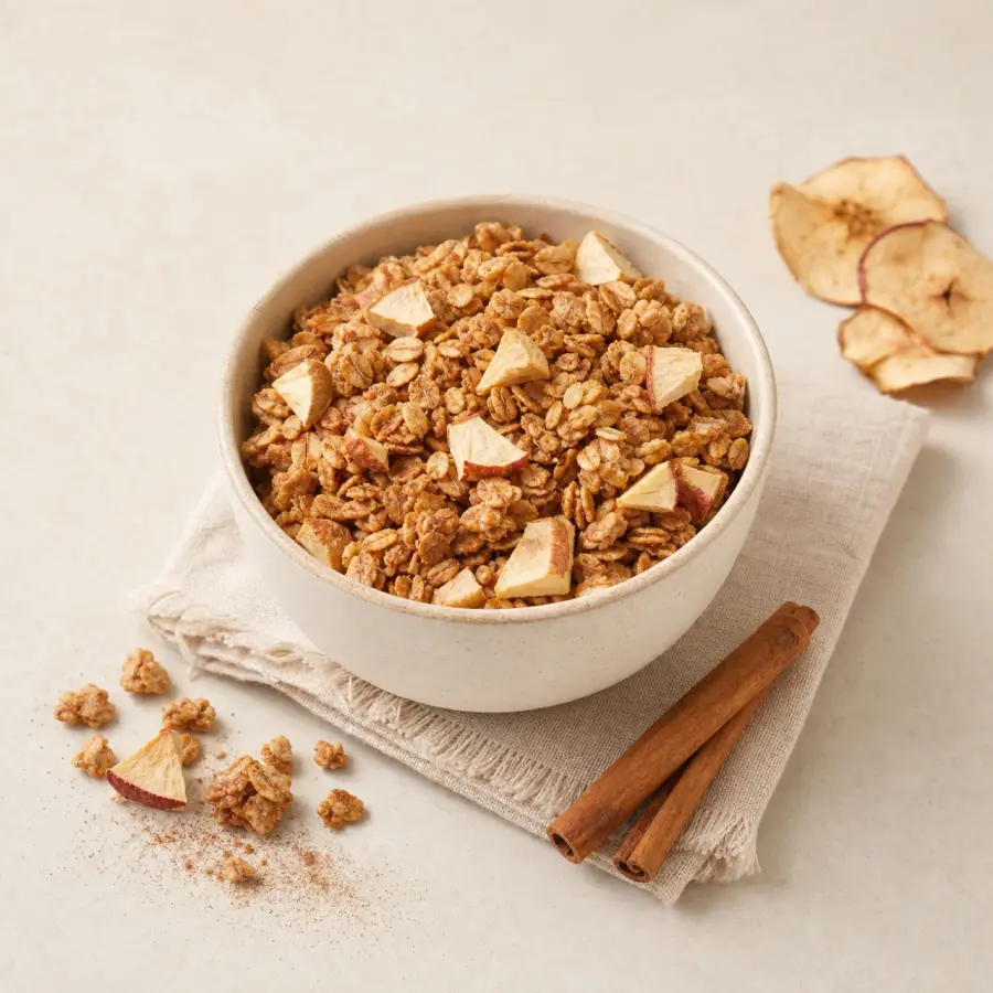 Şekersiz Elmalı Tarçın Granola